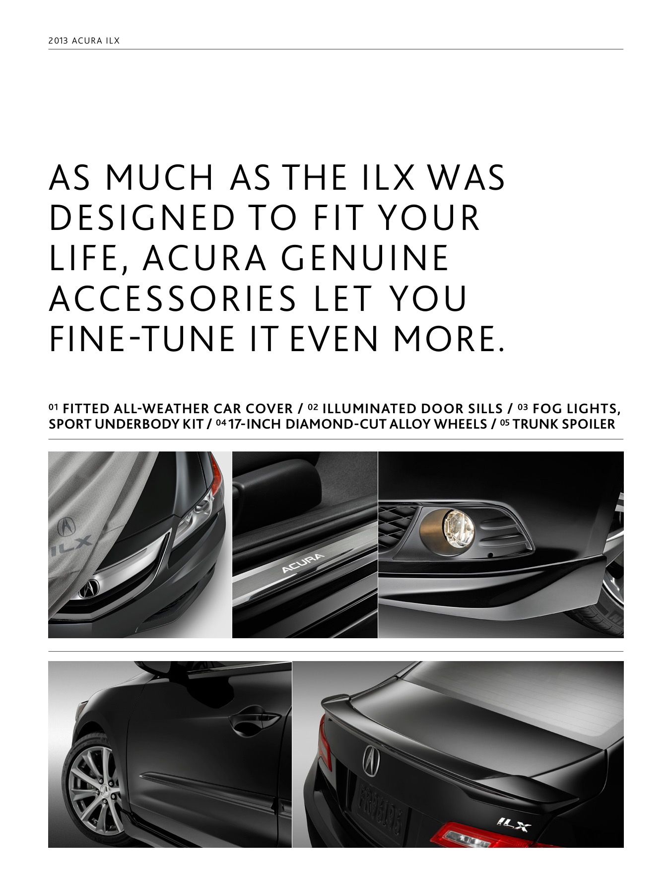 2013 Acura ILX Brochure Page 11